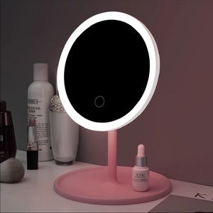 LED mirror light : white or pink